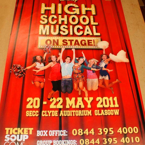 Poster printing example by Glasgow Banners