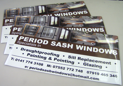 Full Colour Magnetic signs Glasgow